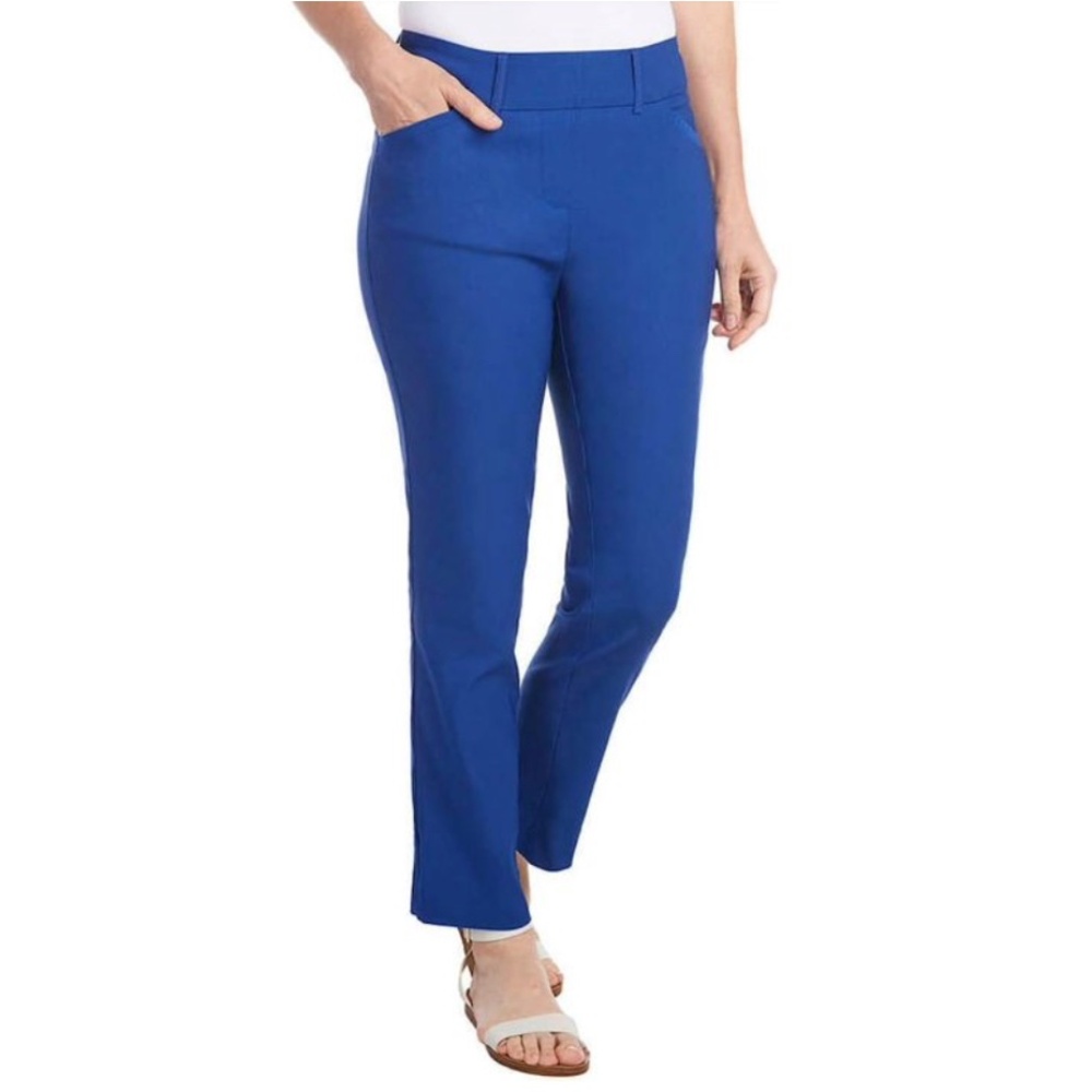 Hilary Radley Women's Tummy Control Pull on Ankle Business Pant